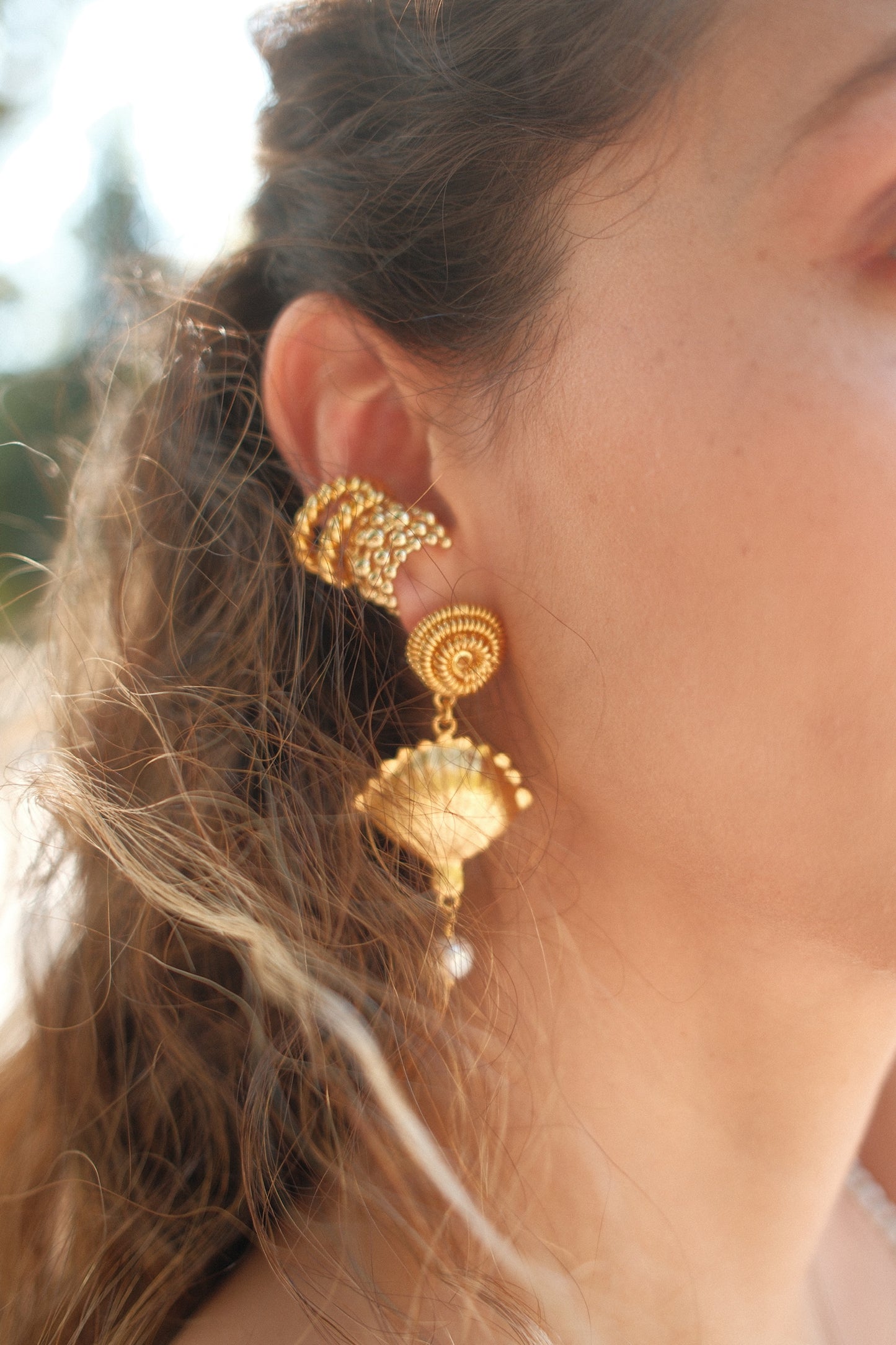 Pendientes Concharella